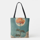 Moonlit Orange Bloom - Vintag Boho Charm Tasche (Rückseite)
