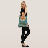 Moonlit Orange Bloom - Vintag Boho Charm Tasche (Am Model)