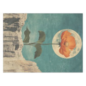 Moonlit Orange Bloom - Vintag Boho Charm Tischdecke (Vorderseite (Horizontal))