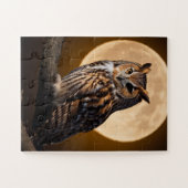 Moonlit Owl Puzzle: Spaß, pädagogisches Geschenk Puzzle (Horizontal)