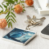 Moonlit Owl Schlüsselanhänger (Seite)