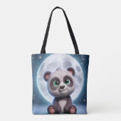 Moonlit Panda Dreams Tasche (Rückseite)