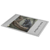 "Moonlit Panther" Schneidebrett (Ecke)