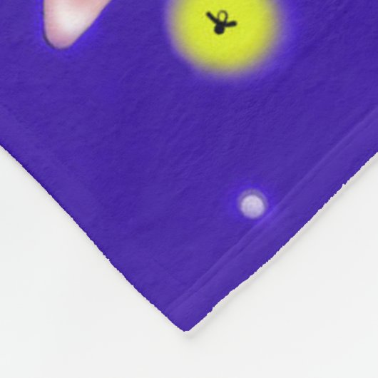 Moonlit Pixie Fleece Blanket (Ecke)
