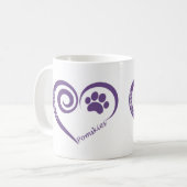 Moonlit Pomsky Tasse (Vorderseite Links)