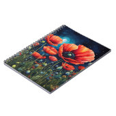 Moonlit Poppies Notizblock (Linke Seite)