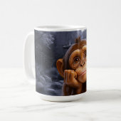 Moonlit Porcelain Chimp Kaffeetasse (Vorderseite Links)