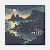 Moonlit Port Magnet (Vorne)