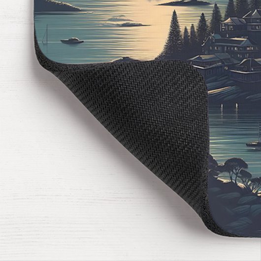 Moonlit Port Mousepad (Ecke)