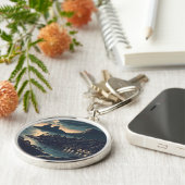 Moonlit Port Schlüsselanhänger (Seite)