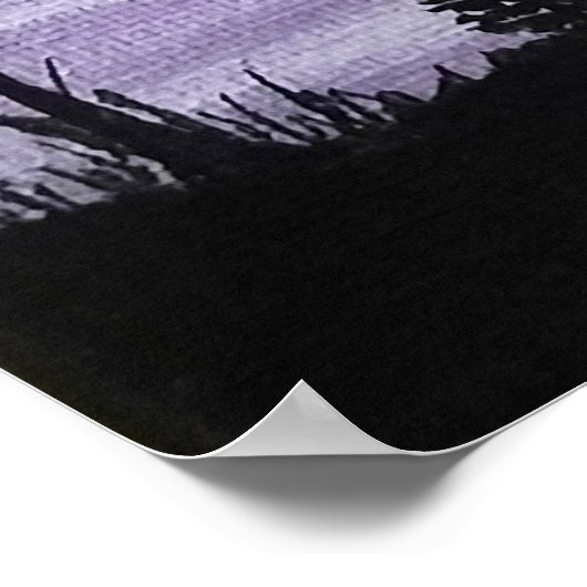 Moonlit Poster (Ecke)