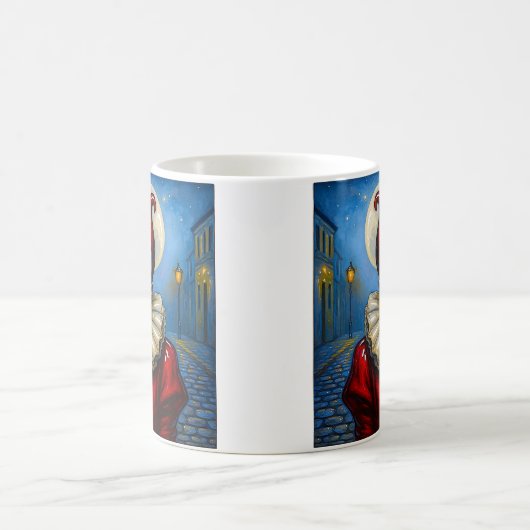 Moonlit Red Clown Kaffeetasse (Mittel)