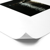 Moonlit Reflection Color Fotografie Poster (Ecke)