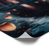 Moonlit Reverie Poster (Ecke)