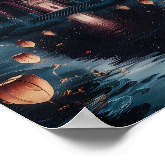 Moonlit Reverie Poster (Ecke)