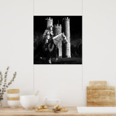 moonlit Ritter Poster (Küche)