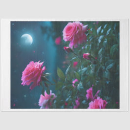 Moonlit-Rose Seidenpapier