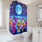 "Moonlit Rubber Ducky Dream" Duschvorhang (Beispiel)