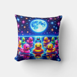 "Moonlit Rubber Ducky Dream" Kissen
