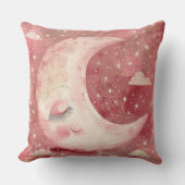 Moonlit Rustic Red Nursery & Kids' Room Kissen (Vorderseite)