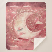 Moonlit Rustic Red Nursery & Kids' Room Sherpadecke (Vorderseite)