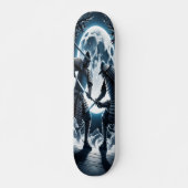 Moonlit Samurai Duel Skateboard (Vorne)