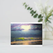 Moonlit Seascape Postkarte (Stehend Vorderseite)