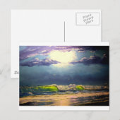 Moonlit Seascape Postkarte (Vorne/Hinten)