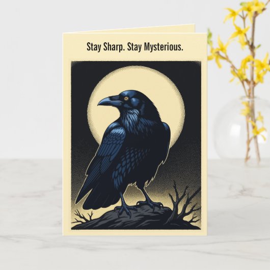 Moonlit Sentinel Karte (Gelbe Blume)