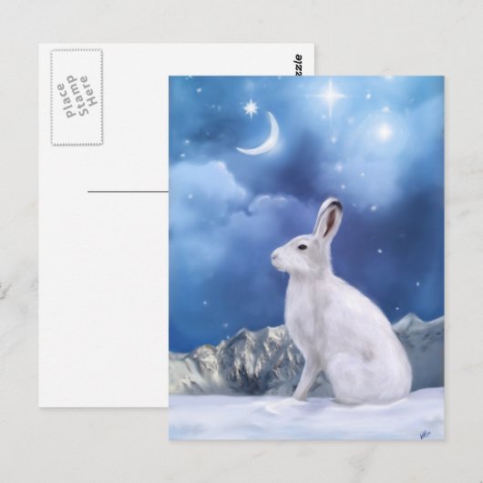 Moonlit Sentinel Postkarte (Vorne/Hinten)