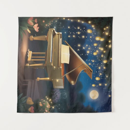 Moonlit Serenade #2 Wandteppich (Vorderseite (Horizontal))