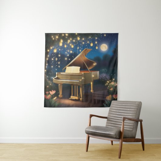 Moonlit Serenade #2 Wandteppich (Beispiel)