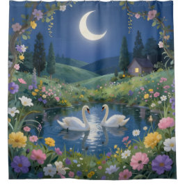 Moonlit Serenade -  Duschvorhang