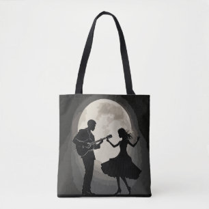 Moonlit Serenade: Silhouette Romance Tanz Tasche