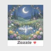 Moonlit Serenade - Square Vinyl  Aufkleber (Blatt)