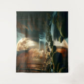 Moonlit Serenade Wandteppich (Vorderseite)