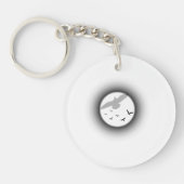 Moonlit Shadows & Soaring Birds Art Schlüsselanhänger (Vorderseite)