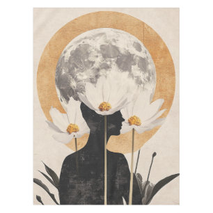 Moonlit Silhouette - Boho Vintag Elegante Tischdecke