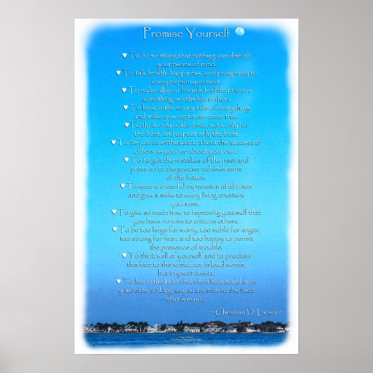 Moonlit Sky Optimist Creation Poster (Vorne)