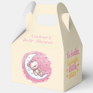 Moonlit Snuggles: Eine Babydusche aus einem Bären Geschenkschachtel