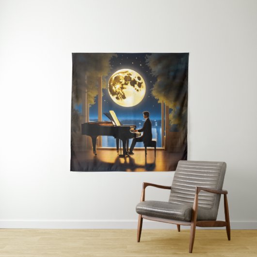 Moonlit Sonata #3 Wandteppich (Beispiel)