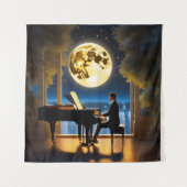 Moonlit Sonata #3 Wandteppich (Vorderseite)