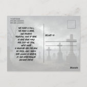 Moonlit Spuk Castle Halloween-Party Einladung Postkarte (Rückseite)