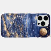 Moonlit Starry Dreamland Mythology Blue Design Case-Mate iPhone Hülle (Rückseite (Horizontal))