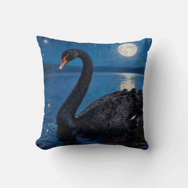 Moonlit Swim Kissen (Vorderseite)