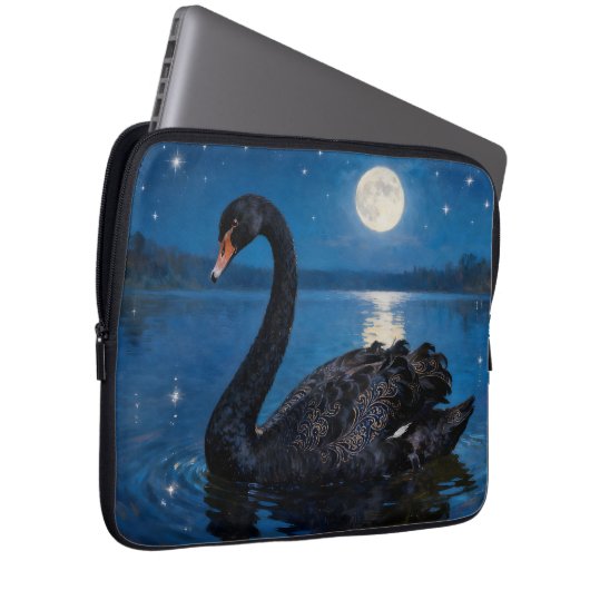 Moonlit Swim Laptopschutzhülle (Vorne Rechts)