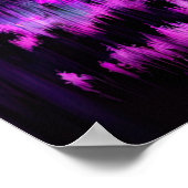 Moonlit Tree Embraced by the Charming Lake Poster (Ecke)