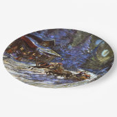 Moonlit Troika Ride Pappteller (Schrägansicht)