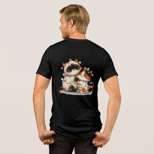 Moonlit Valentine Cuddle Tri-Blend Shirt (Rückseite voll)