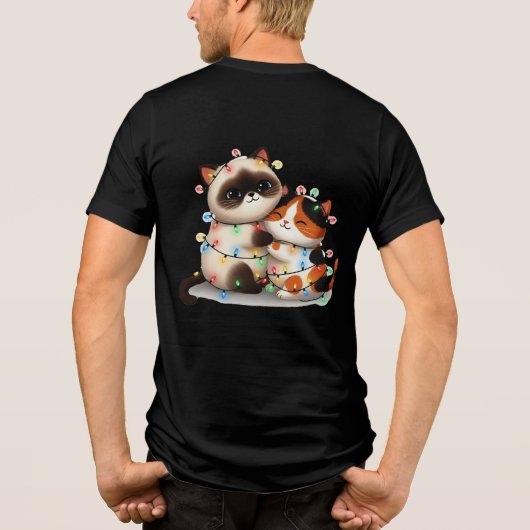 Moonlit Valentine Cuddle Tri-Blend Shirt (Rückseite)